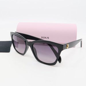 STO996 Z42K Tous Black/ Gray Gradient Sunglasses